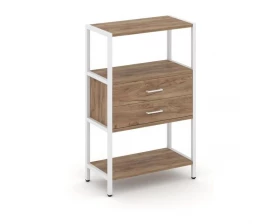 Односекционный стеллаж трехярусный с ящиками 810х400х1246 Shelf System images