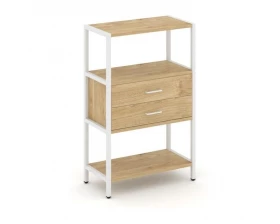 Односекционный стеллаж трехярусный с ящиками 810х400х1246 Shelf System images