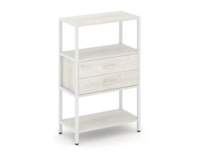 Односекционный стеллаж трехярусный с ящиками 810х400х1246 Shelf System images