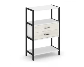 Односекционный стеллаж трехярусный с ящиками 810х400х1246 Shelf System images