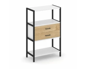 Односекционный стеллаж трехярусный с ящиками 810х400х1246 Shelf System images