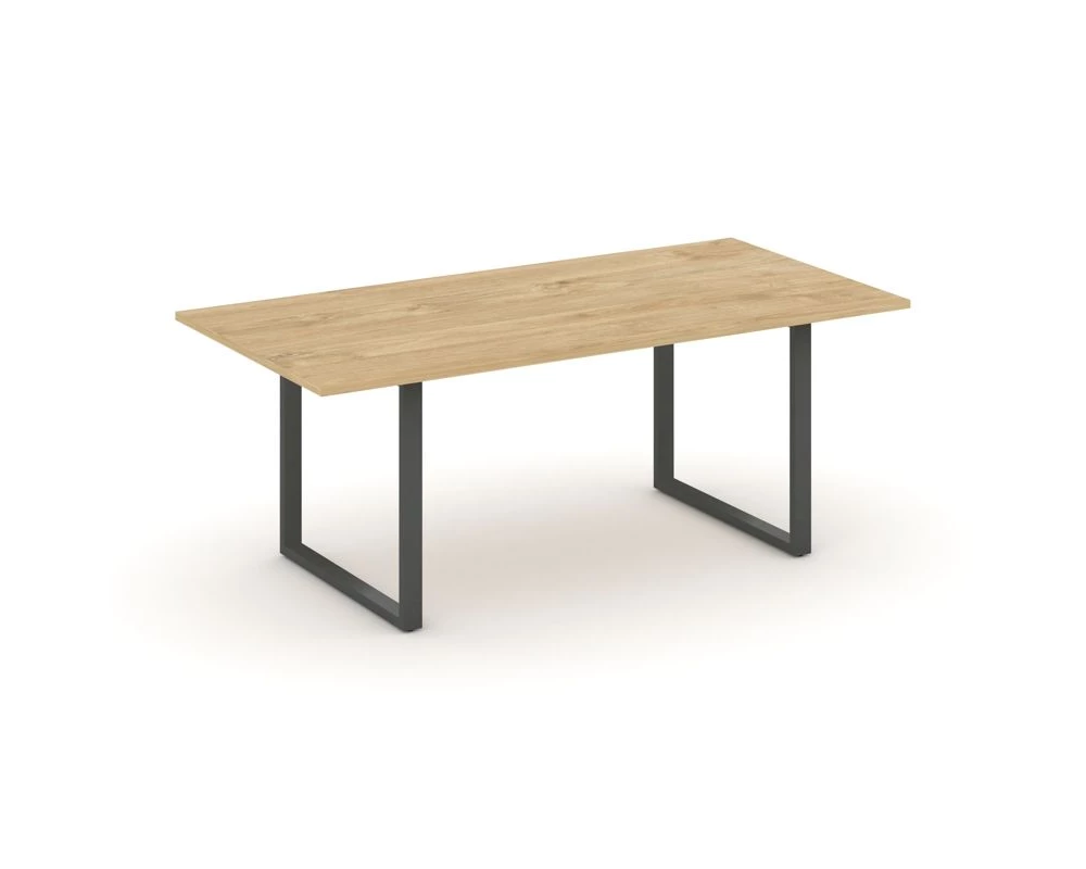 Стол переговорный на О-образном каркасе без лючка 1980x980x750 Style Project Direct
