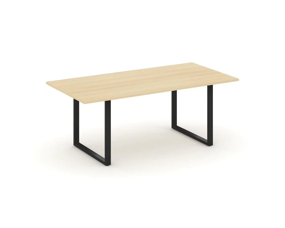 Стол переговорный на О-образном каркасе без лючка 1980x980x750 Style Project Direct
