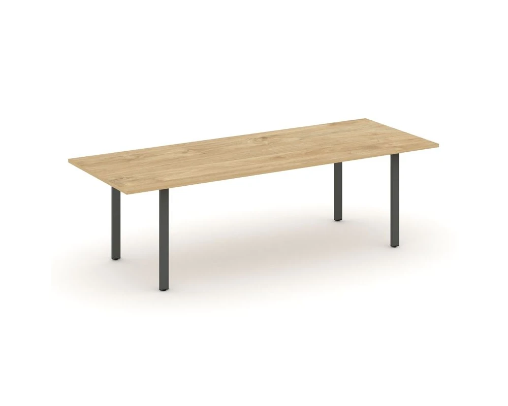 Стол переговорный на П-образном каркасе без лючка 2580x980x750 Стайл Проджект Директ / Style Project Direct