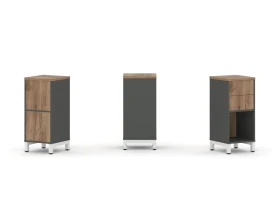 Набор стеллажа 1 сторон., 2 яр. 387x400x881 Стайл Проджект / Style Project images