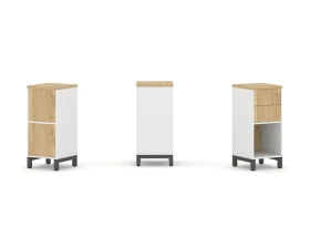 Набор стеллажа 1 сторон., 2 яр. 387x400x881 Стайл Проджект / Style Project images