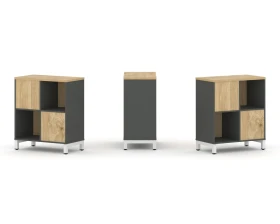 Набор стеллажа 2-х сторон., 2 яр. 754x400x881 Стайл Проджект / Style Project images