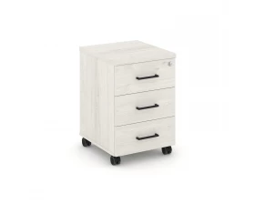 Тумба мобильная 3 ящ. Стандартные колеса 416x460x611 Style Project images