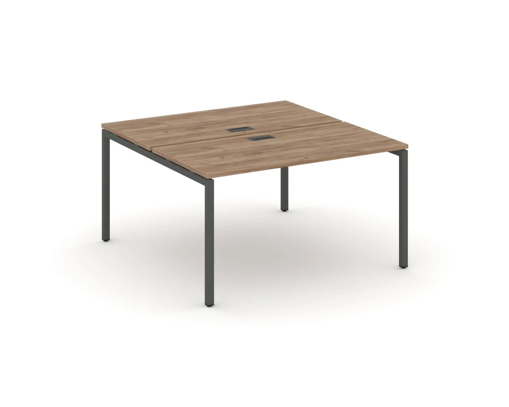 Рабочая станция 2-х сторон. на П-образном каркасе 40 мм 1380x1432x750 Style Project