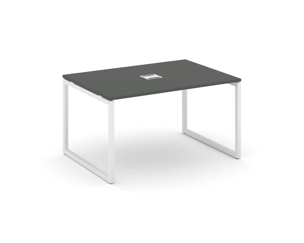 Стол переговорный на О-образном каркасе 40 мм с лючком 980x980x750 Стайл Проджект / Style Project