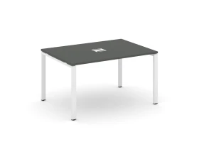 Стол переговорный на П-образном каркасе 60 мм с лючком 980x980x750 Стайл Проджект / Style Project images