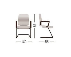 Стул Домино X, спинка-сетка images