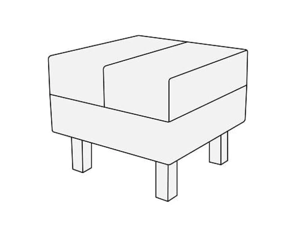 Банкетка 1-х мест. малая Лима