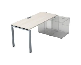 Стол рабочий прямолинейный для крепления на тумбу, начальный (1600*800*750) СПН-П.984 GLOSS images