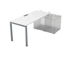 Стол рабочий прямолинейный для крепления на тумбу, начальный (1600*800*750) СПН-П.984 GLOSS images