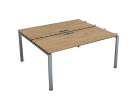 Стол системы БЕНЧ сдвоенный на 2 рабочих места, начальный (1800*1435*750) СБДН-П.975 GLOSS images