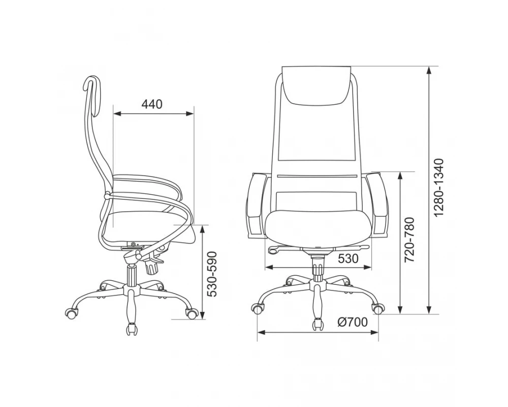 Кресло Бюрократ CH-609SL