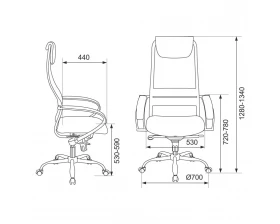 Кресло Бюрократ CH-609SL images