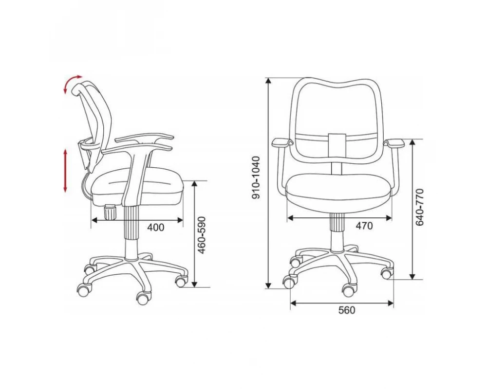 Кресло Бюрократ CH-W797