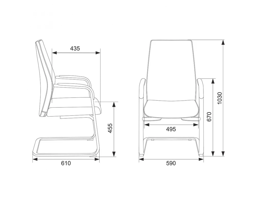 Кресло Бюрократ JONS-LOW-V