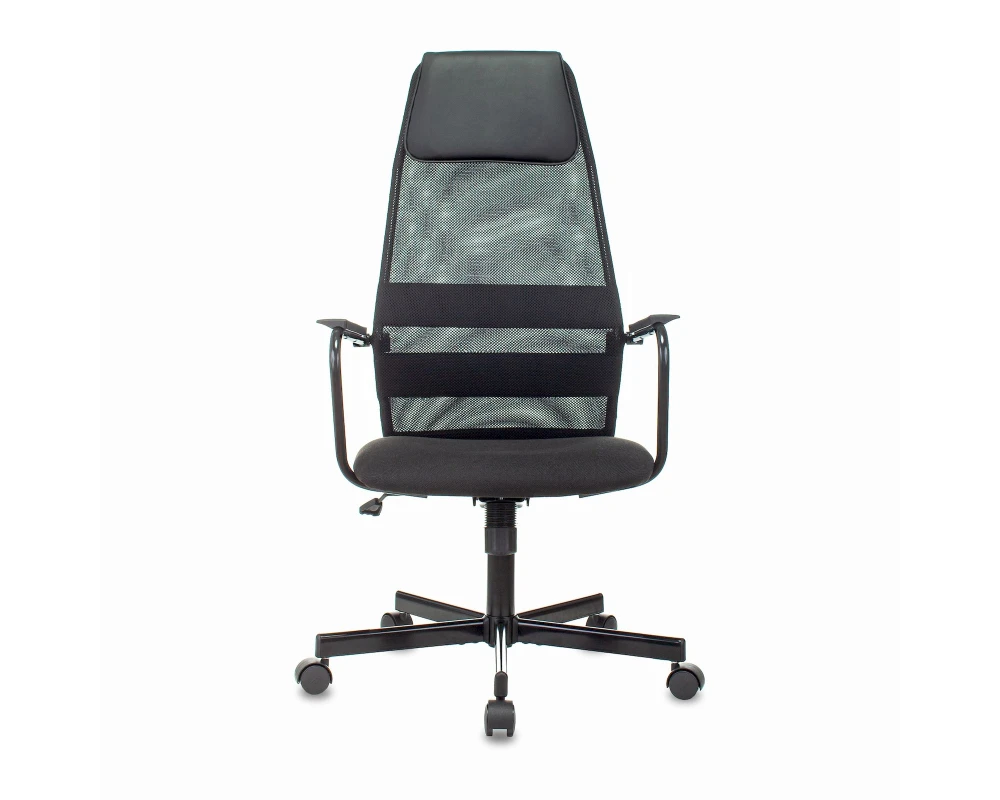 Кресло Бюрократ KB-5M Сетка/ Ткань, Черный