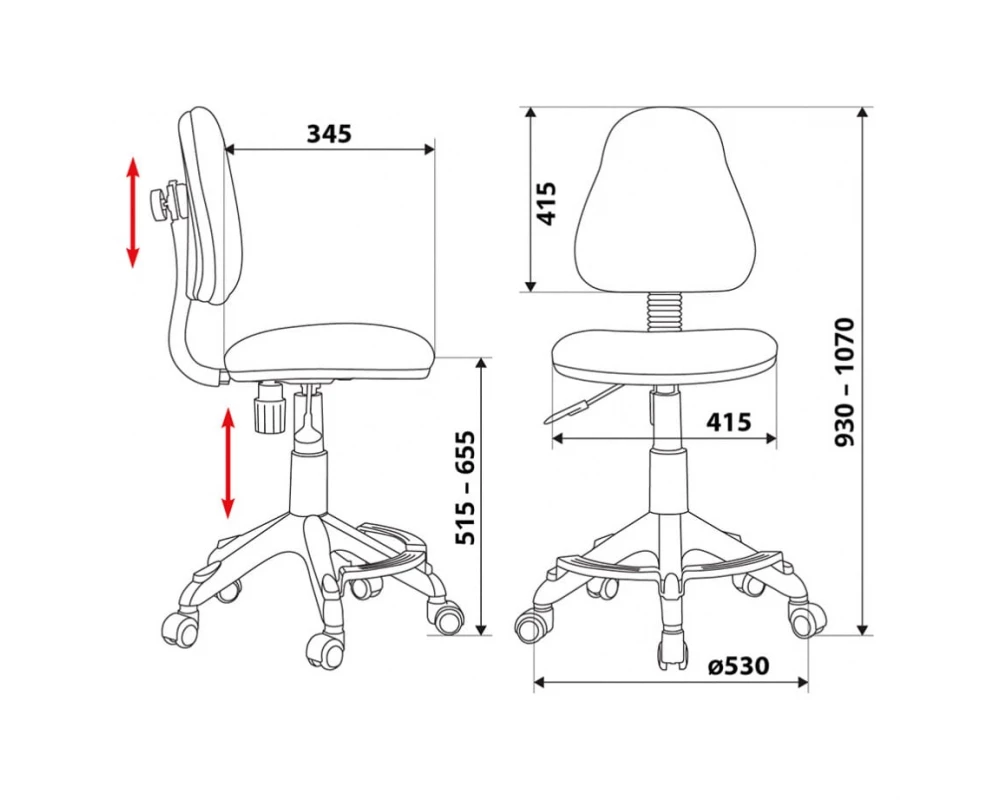 Кресло Бюрократ KD-4-F/PENCIL-GN