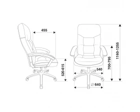 Кресло Бюрократ T-9908AXSN-AB images