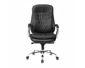 Кресло Бюрократ T-9950/BLACK Натуральная кожа, Черный images