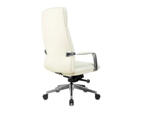 Кресло Бюрократ ВЕГА / VEGA Натуральная кожа, Белый images