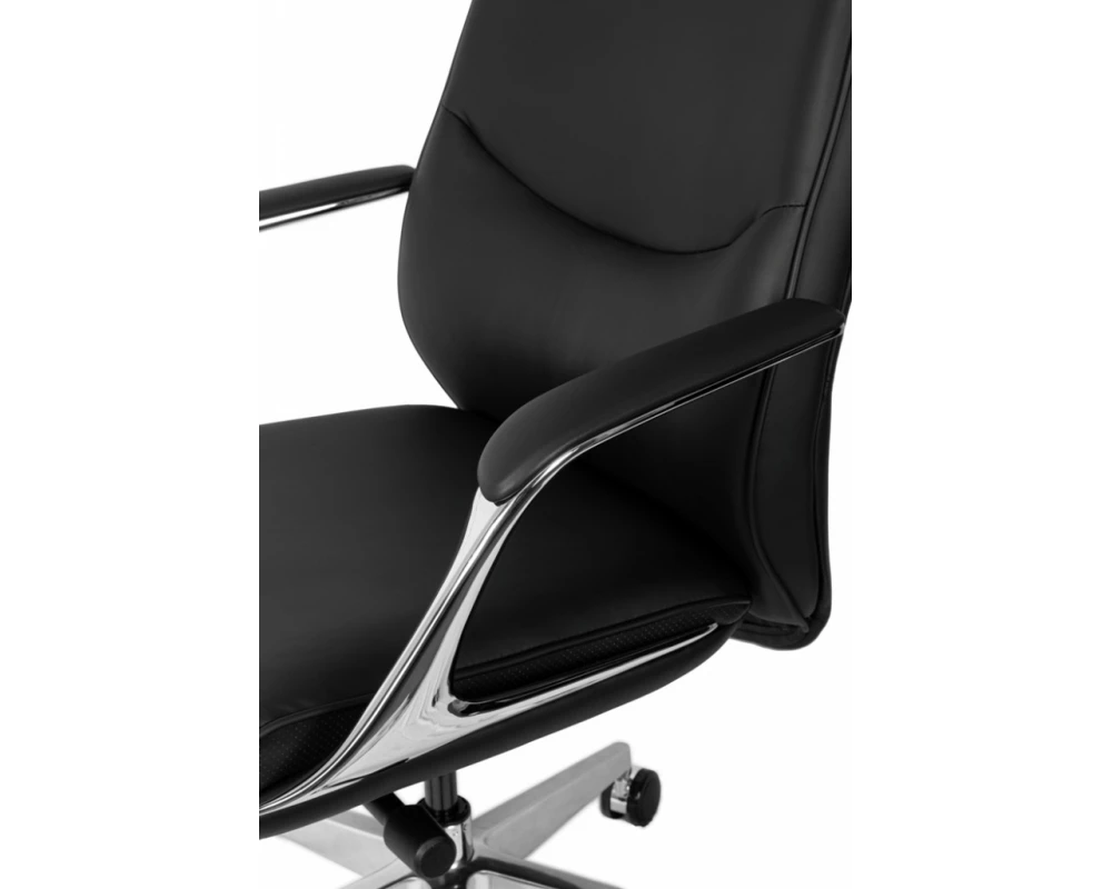 Кресло College CLG-627 GLTU-A Кожа/Экокожа, Черный