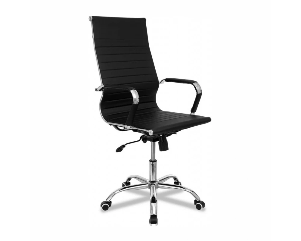 Кресло College CLG-621-A Экокожа, Черный