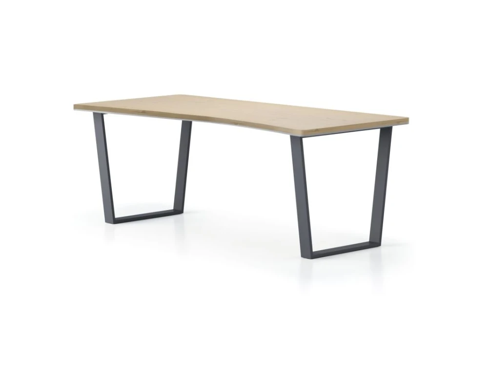 Стол симметричный, Тр-образные опоры 180х93,4х75 Activ Director Акация светлая/Антрацит