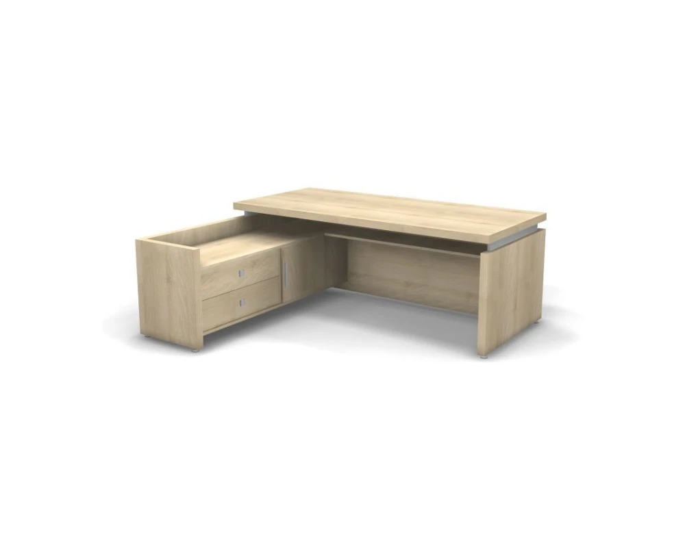 Рабочее место левое 220х180х76 Master (df) Акация светлая