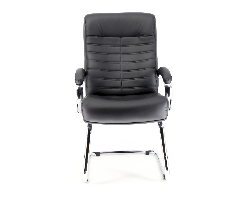 Кресло Everprof Orion CF Натуральная кожа, Черный