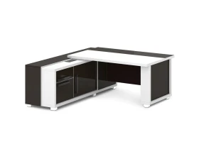 Стол с греденцией (беспроводная зарядка, 2xUSB, розетка) 1835х2016х750 Грейс / Grace images