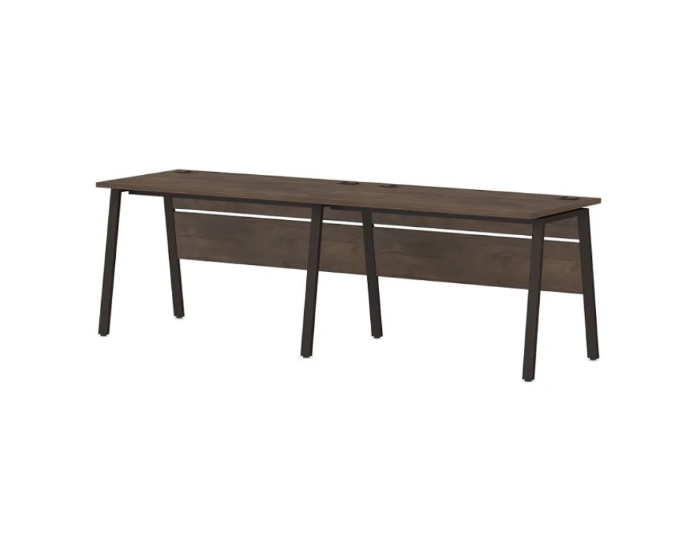 Линейный кластер на 2 рабочих места 2400х700х750 Лавана Стил / Lavana Steel