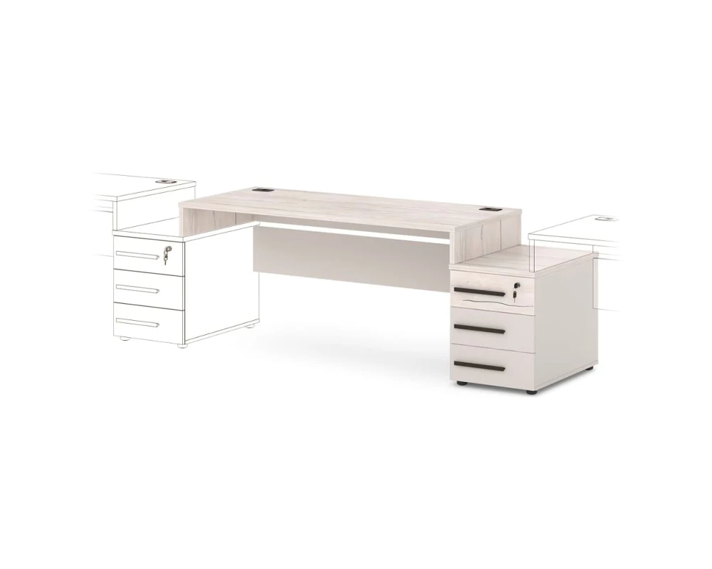 Стол промежуточный с опорной тумбой 2018х700х750 Лавана / Lavana