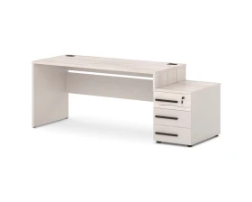 Стол с опорной тумбой 2018х700х750 Лавана / Lavana images