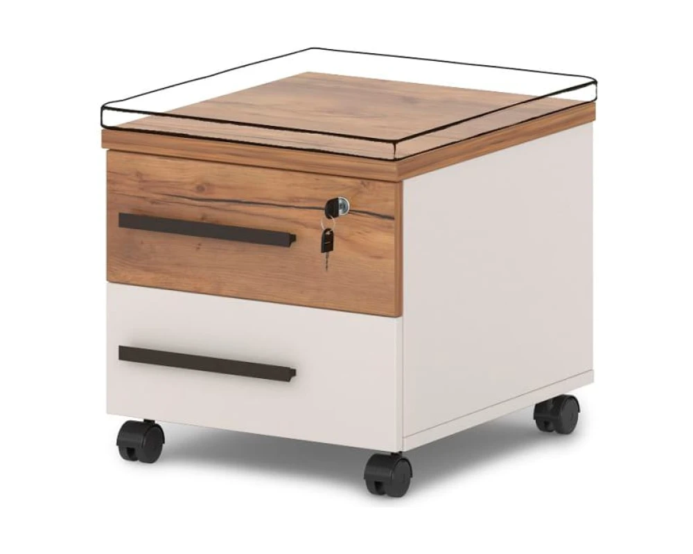 Тумба подкатная с замком на 1 ящик 450x510x435 Лавана / Lavana