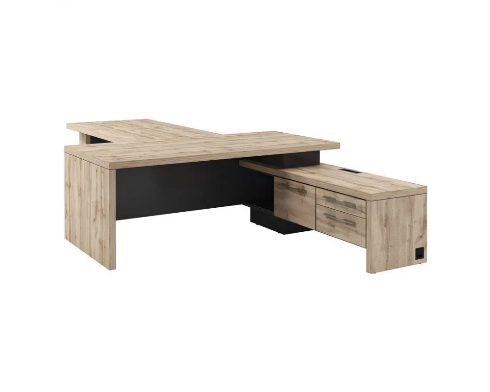 Стол руководителя с опорной тумбой T-920пр.1000 Торстон