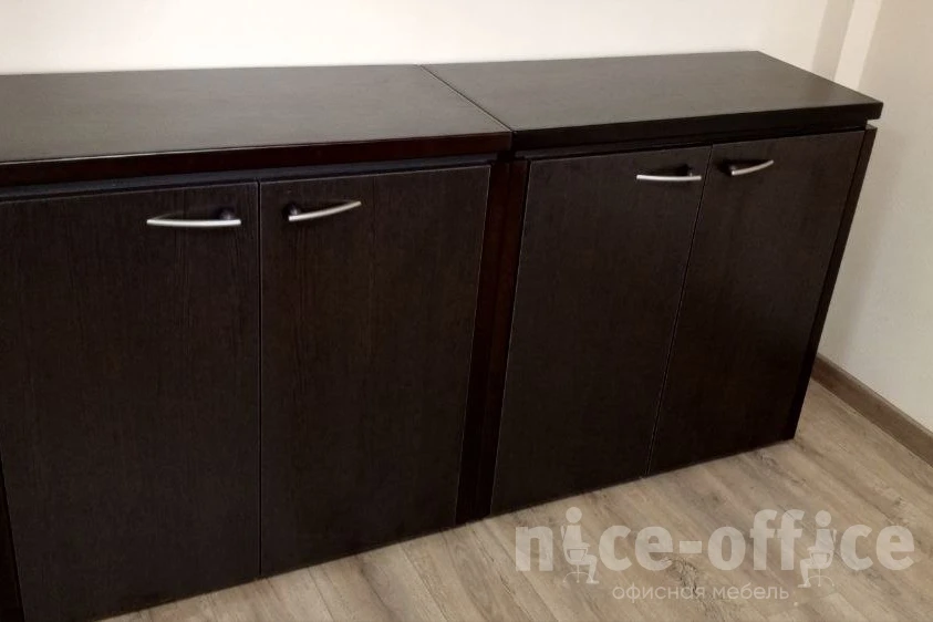 Шкаф широкий низкий закрытый (без топа и боковин) МЛ-2.2+8.0 Милан фото в интерьере 1