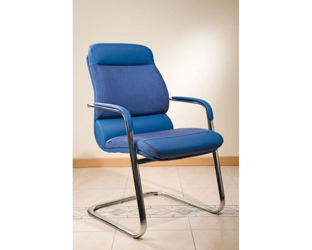 Кресло КОМФОРТ В, комб, хром