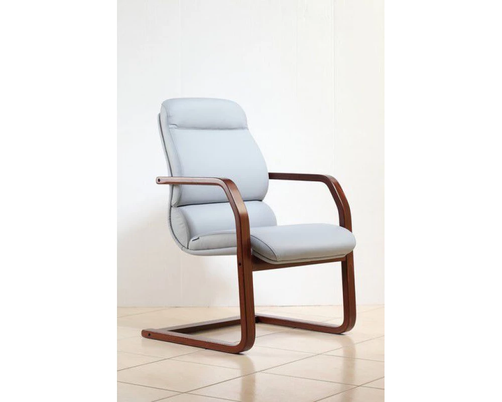 Кресло КОМФОРТ В, кожа, дерево