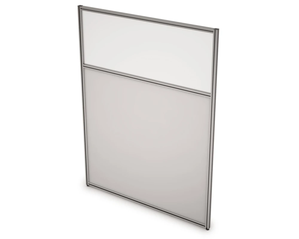 Перегородка напольная комби ЛДСП+Стекло 1200x1600x29 АРГО