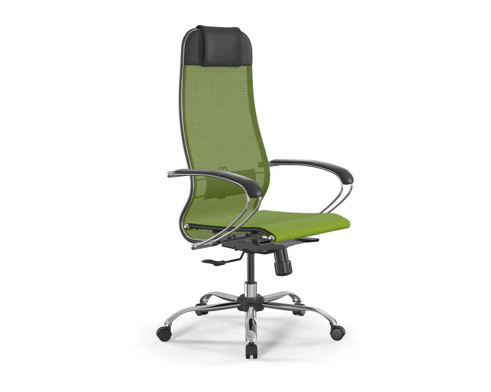 Кресло ErgoLife Set 12/подл.131/осн.Synchro 003 Сетка, Зеленый