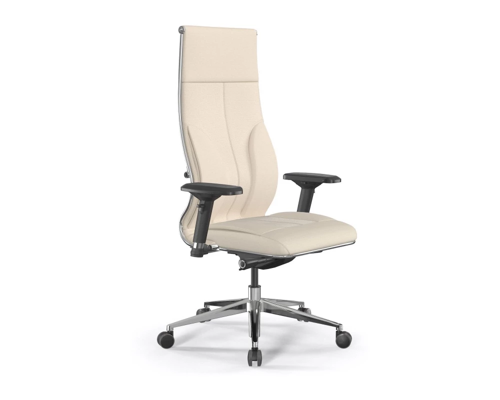 Кресло Samurai L1-11D M26.B32.G25.W03 Экокожа, Молочный