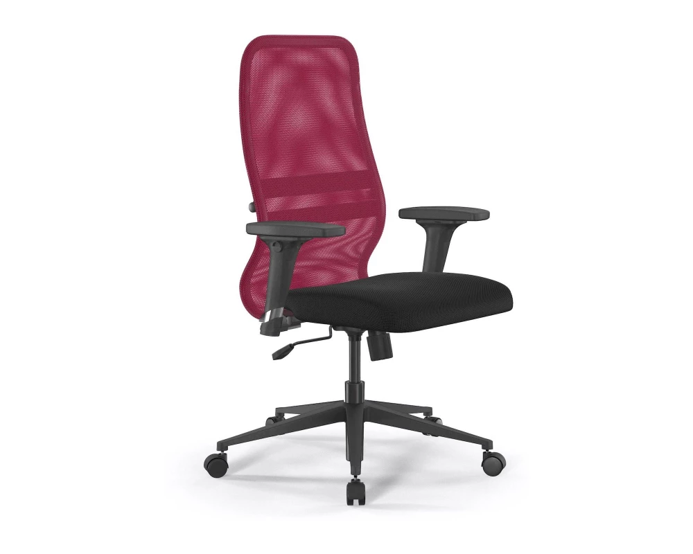 Кресло Sit 8 B2-8D M09.B11.G19.W02 Сетка/Ткань, Красный/Черный