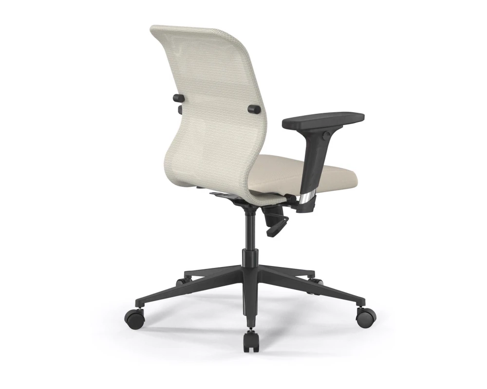 Кресло ErgoLife S 8 M4-9D M09.B11.G19.W02 Сетка/Экокожа, Молочный