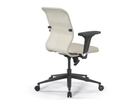 Кресло ErgoLife S 8 M4-9D M09.B11.G19.W02 Сетка/Экокожа, Молочный images