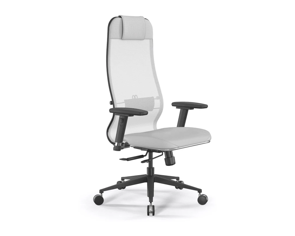 Кресло ErgoLife SynchroSit 10 L1-115D M18.B11.G19.W25 Сетка/Экокожа, Белый